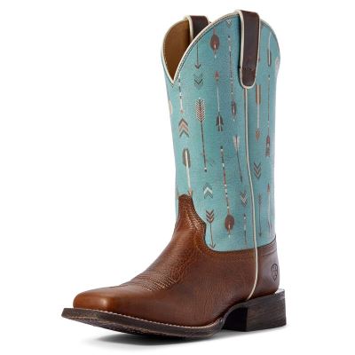 Ariat Circuit Savanna - Western Laarzen Bruin / Groen Dames - 33657-015